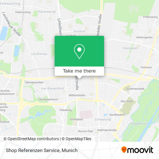 Shop Referenzen Service map