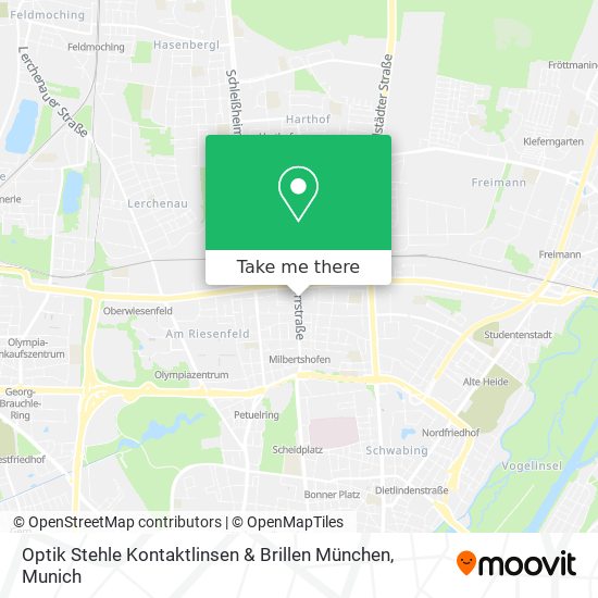 Optik Stehle Kontaktlinsen & Brillen München map