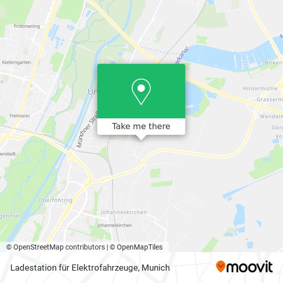 Ladestation für Elektrofahrzeuge map