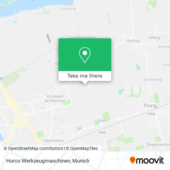 Hurco Werkzeugmaschinen map