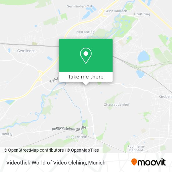 Videothek World of Video Olching map