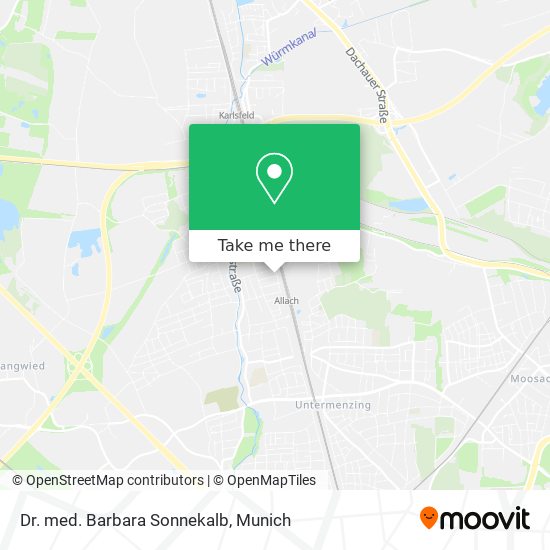 Dr. med. Barbara Sonnekalb map