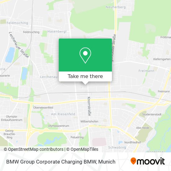 BMW Group Corporate Charging BMW map