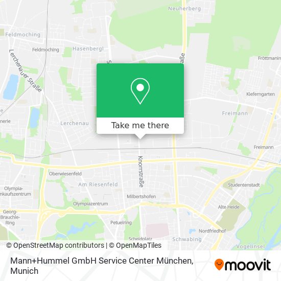 Mann+Hummel GmbH Service Center München map