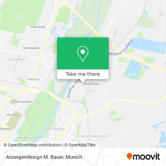 Anzeigendesign M. Bauer map