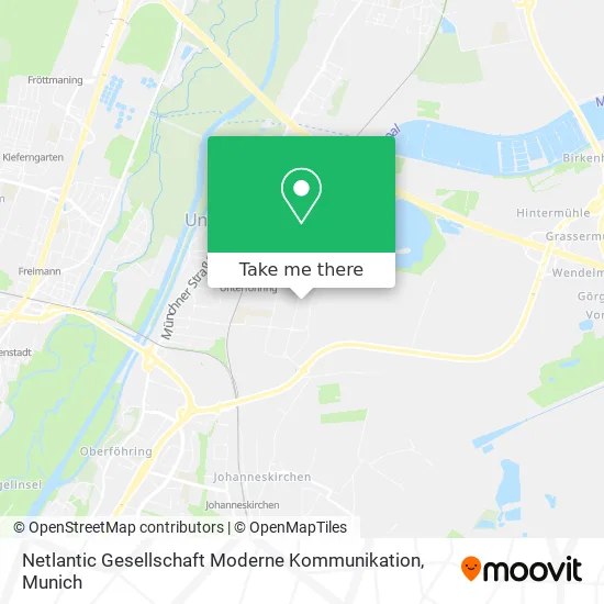 Карта Netlantic Gesellschaft Moderne Kommunikation
