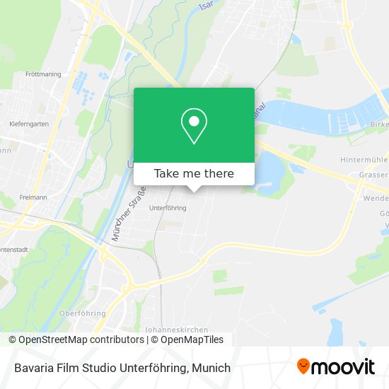 Bavaria Film Studio Unterföhring map