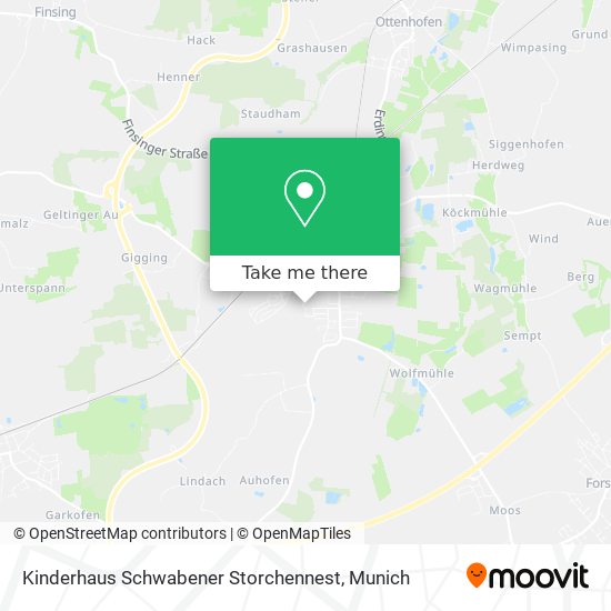 Kinderhaus Schwabener Storchennest map