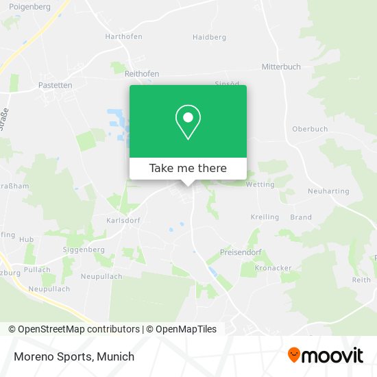 Moreno Sports map