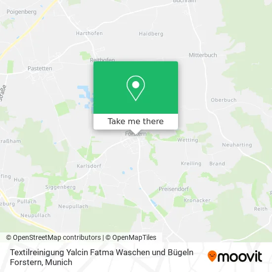 Textilreinigung Yalcin Fatma Waschen und Bügeln Forstern map