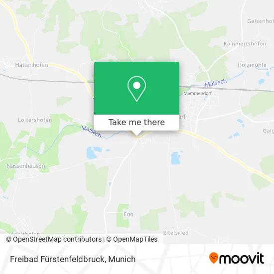 Карта Freibad Fürstenfeldbruck