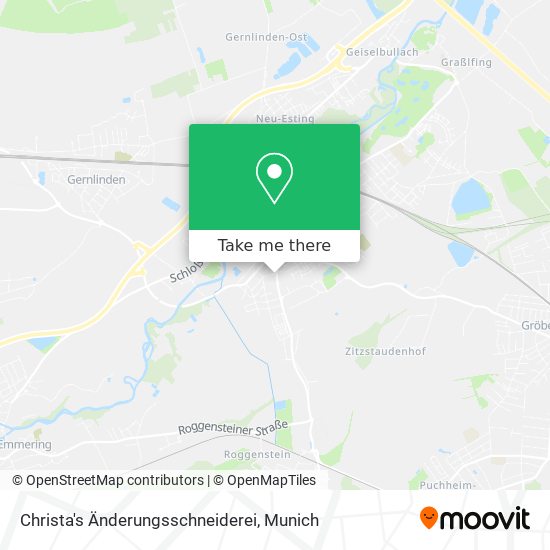 Christa's Änderungsschneiderei map