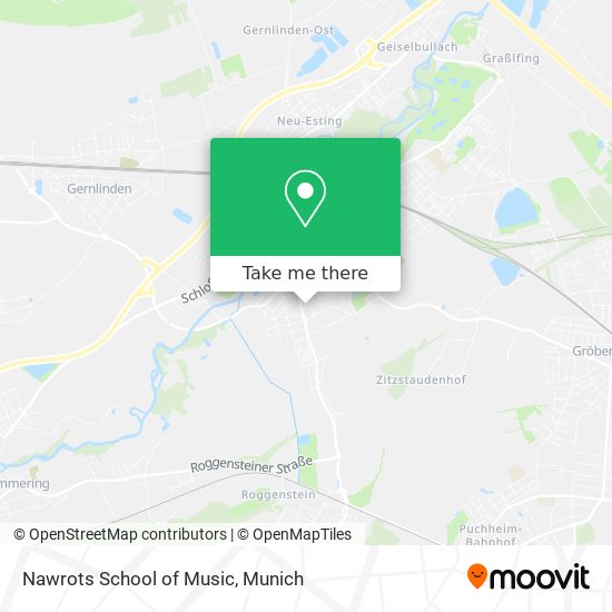 Nawrots School of Music map