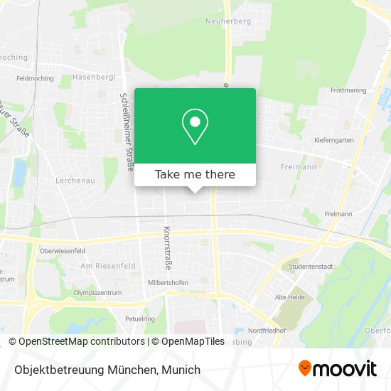 Objektbetreuung München map