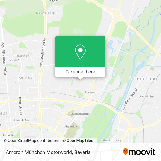 Карта Ameron München Motorworld