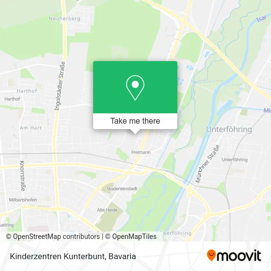 Карта Kinderzentren Kunterbunt