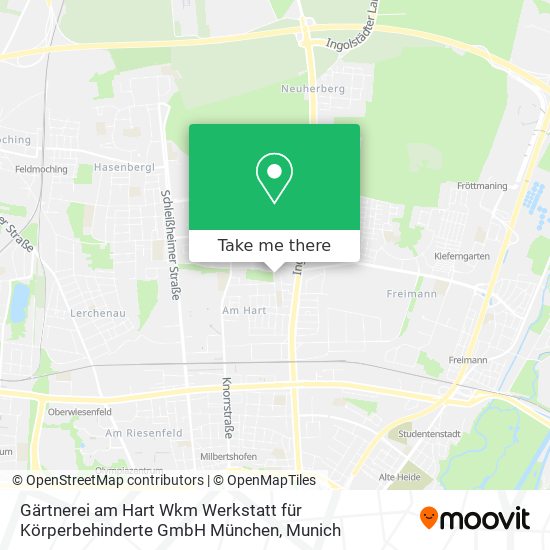 Gärtnerei am Hart Wkm Werkstatt für Körperbehinderte GmbH München map