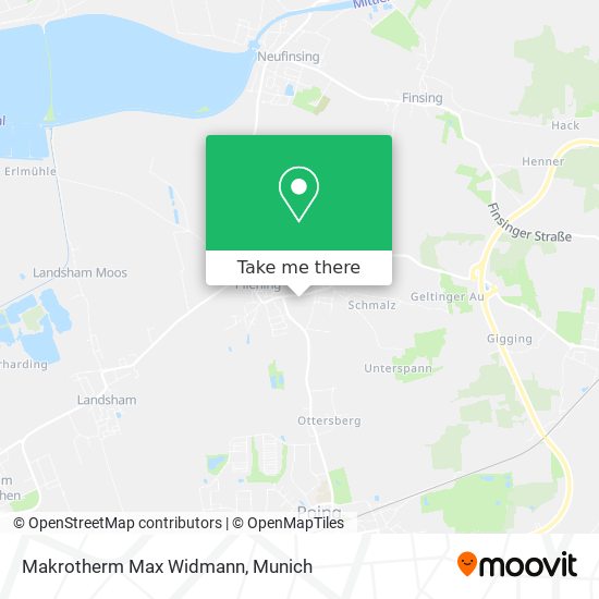 Makrotherm Max Widmann map