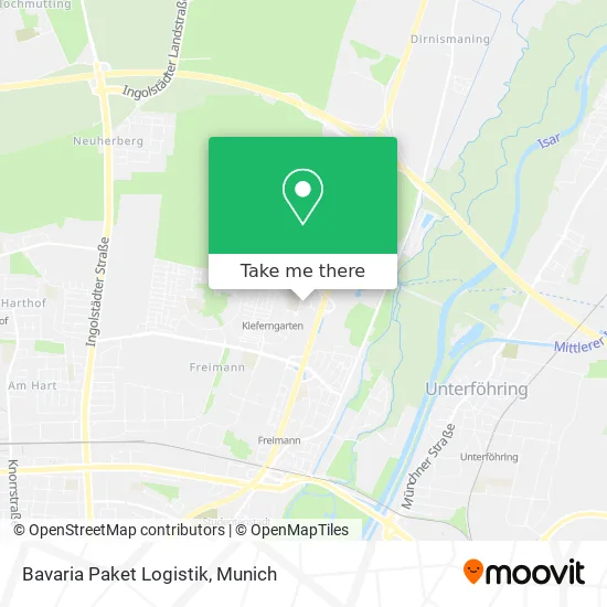 Карта Bavaria Paket Logistik