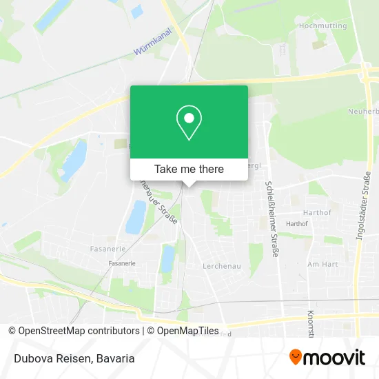 Карта Dubova Reisen