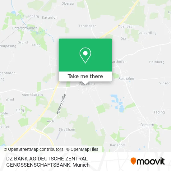 Карта DZ BANK AG DEUTSCHE ZENTRAL GENOSSENSCHAFTSBANK