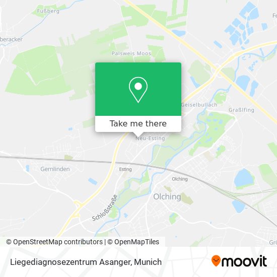 Liegediagnosezentrum Asanger map