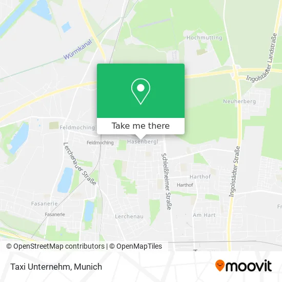 Карта Taxi Unternehm