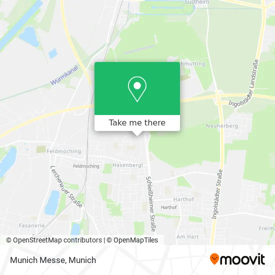 Карта Munich Messe