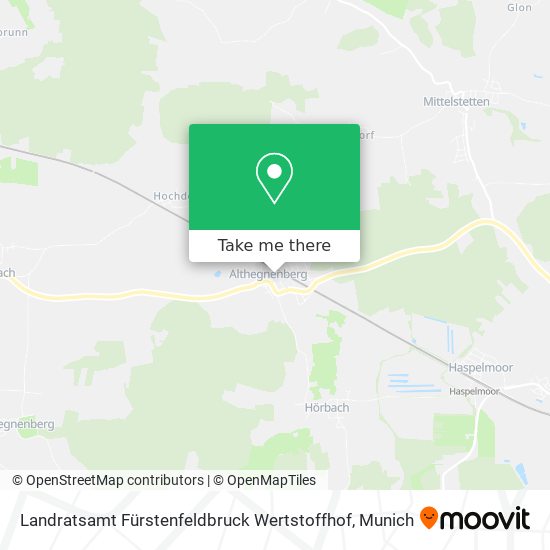 Landratsamt Fürstenfeldbruck Wertstoffhof map
