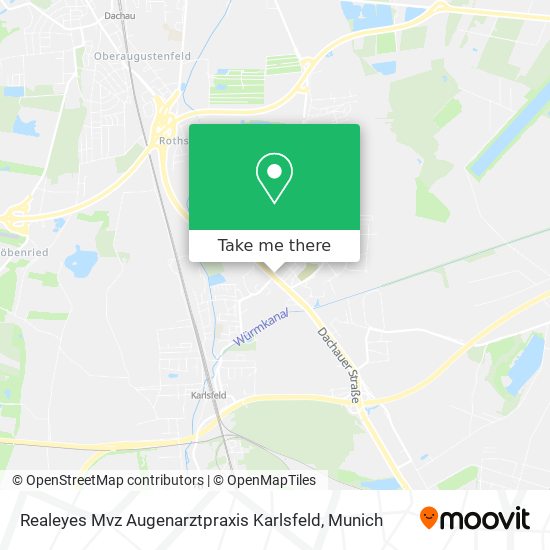 Realeyes Mvz Augenarztpraxis Karlsfeld map