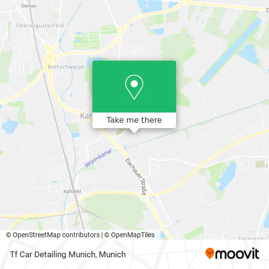 Карта Tf Car Detailing Munich