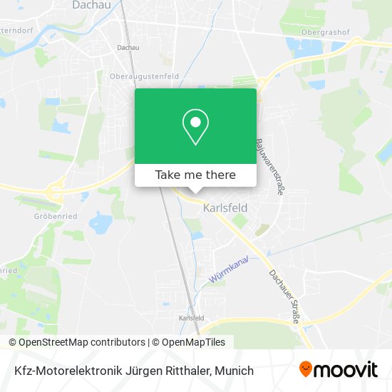 Kfz-Motorelektronik Jürgen Ritthaler map
