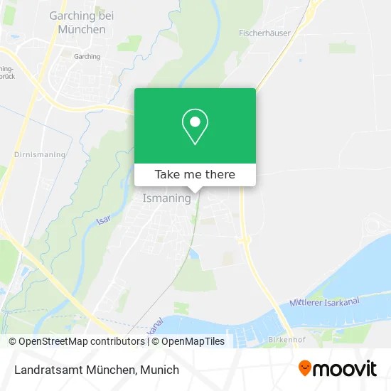 Карта Landratsamt München