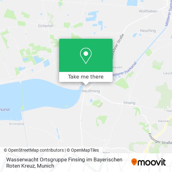 Wasserwacht Ortsgruppe Finsing im Bayerischen Roten Kreuz map