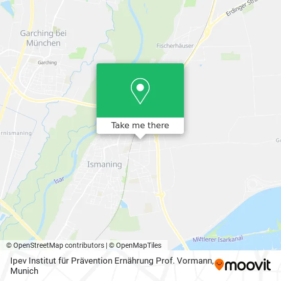 Карта Ipev Institut für Prävention Ernährung Prof. Vormann