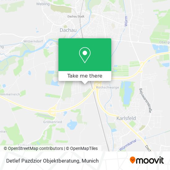 Detlef Pazdzior Objektberatung map