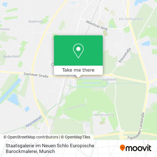 Staatsgalerie im Neuen Schlo Europische Barockmalerei map