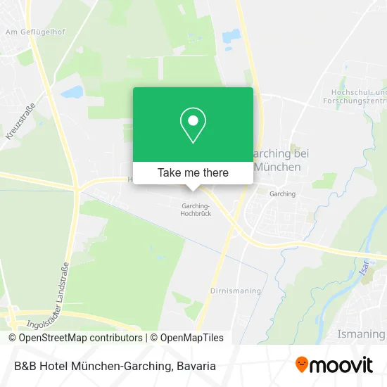 Карта B&B Hotel München-Garching