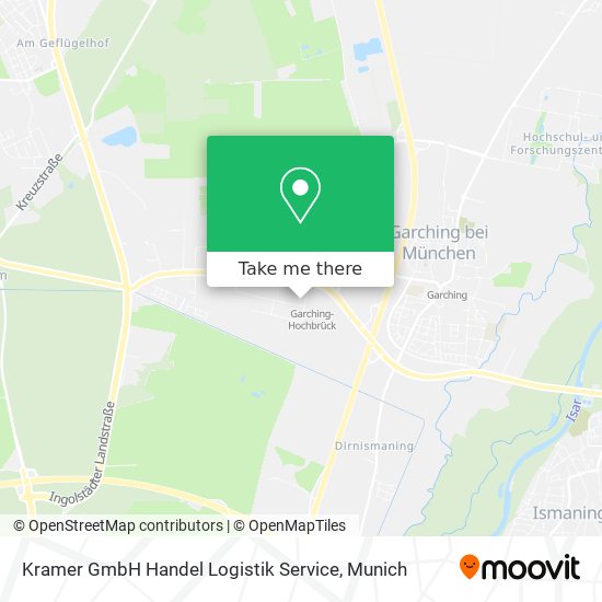 Карта Kramer GmbH Handel Logistik Service