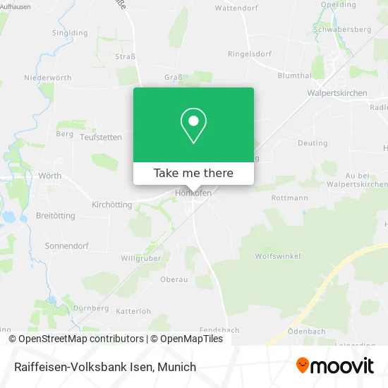 Raiffeisen-Volksbank Isen map