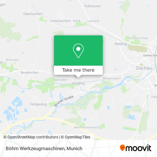 Böhm Werkzeugmaschinen map