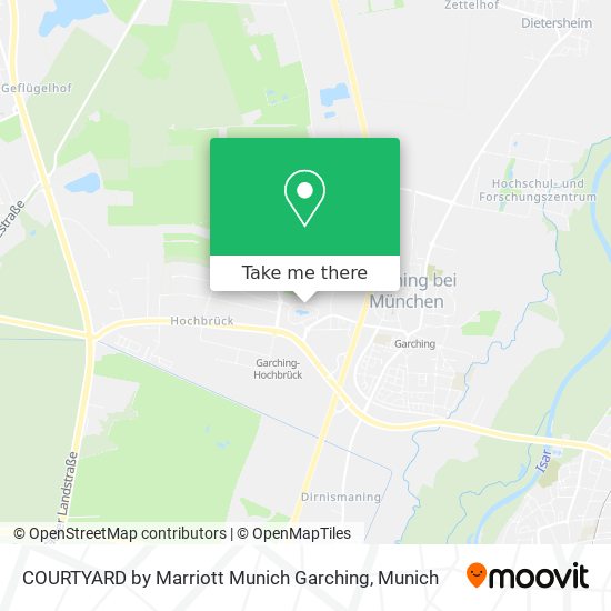 COURTYARD by Marriott Munich Garching map