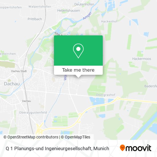Q 1 Planungs-und Ingenieurgesellschaft map