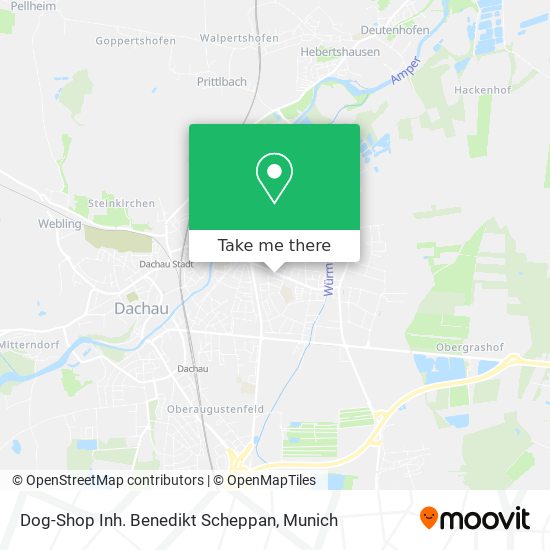 Карта Dog-Shop Inh. Benedikt Scheppan