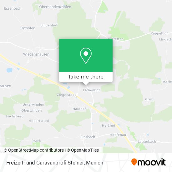 Freizeit- und Caravanprofi Steiner map