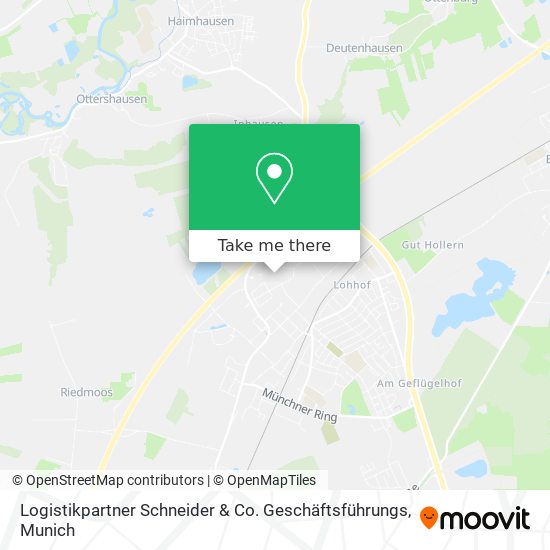 Карта Logistikpartner Schneider & Co. Geschäftsführungs