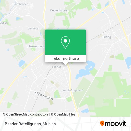 Baader Beteiligungs map
