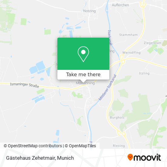 Gästehaus Zehetmair map