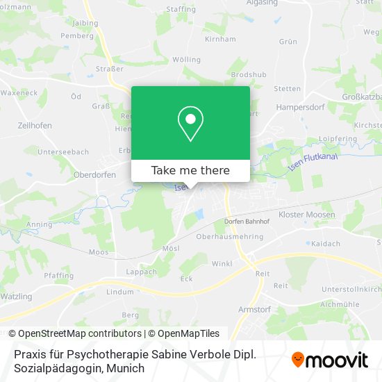 Praxis für Psychotherapie Sabine Verbole Dipl. Sozialpädagogin map