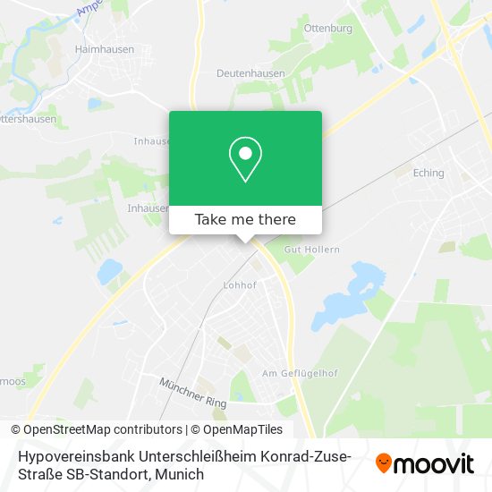 Hypovereinsbank Unterschleißheim Konrad-Zuse-Straße SB-Standort map